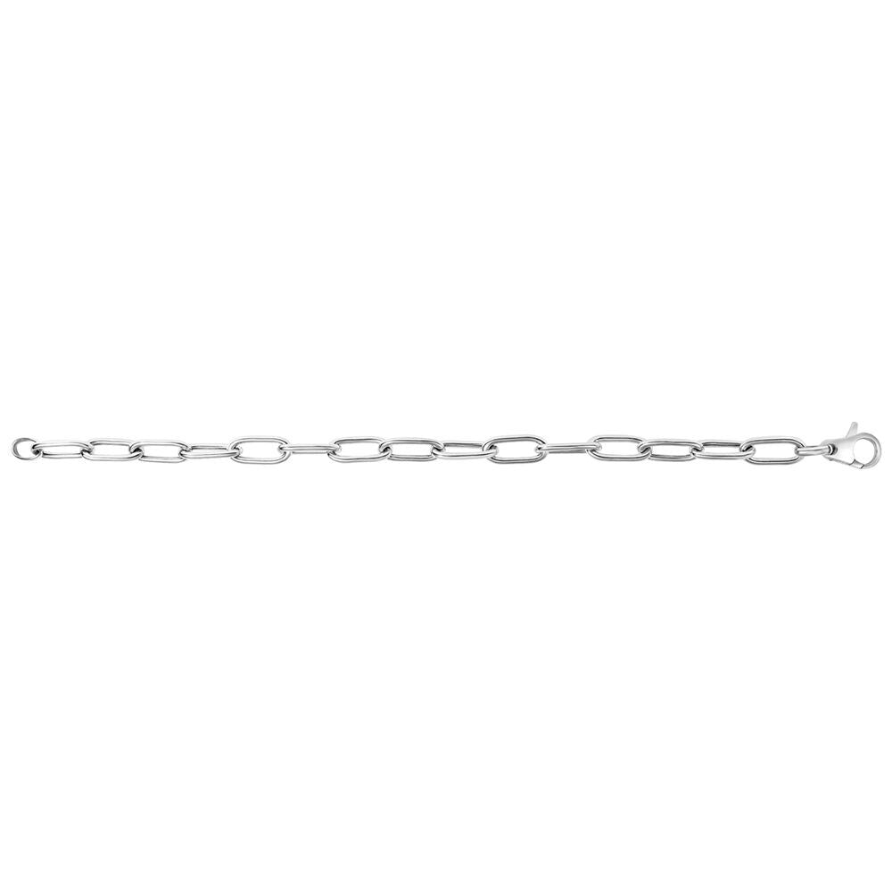 Premium Sterling Silver Paper Clip Chain Necklace for Women - Ultimate Gift for Her